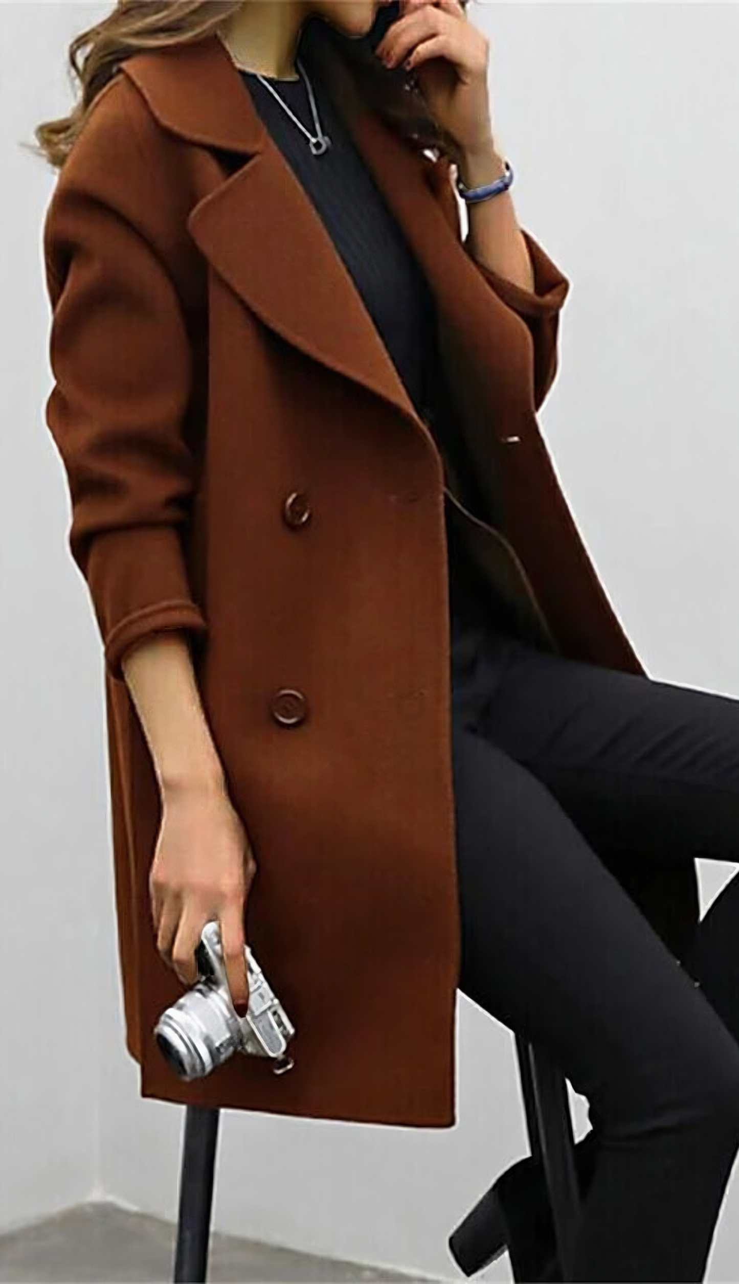 Olivia - Long Trench Coat