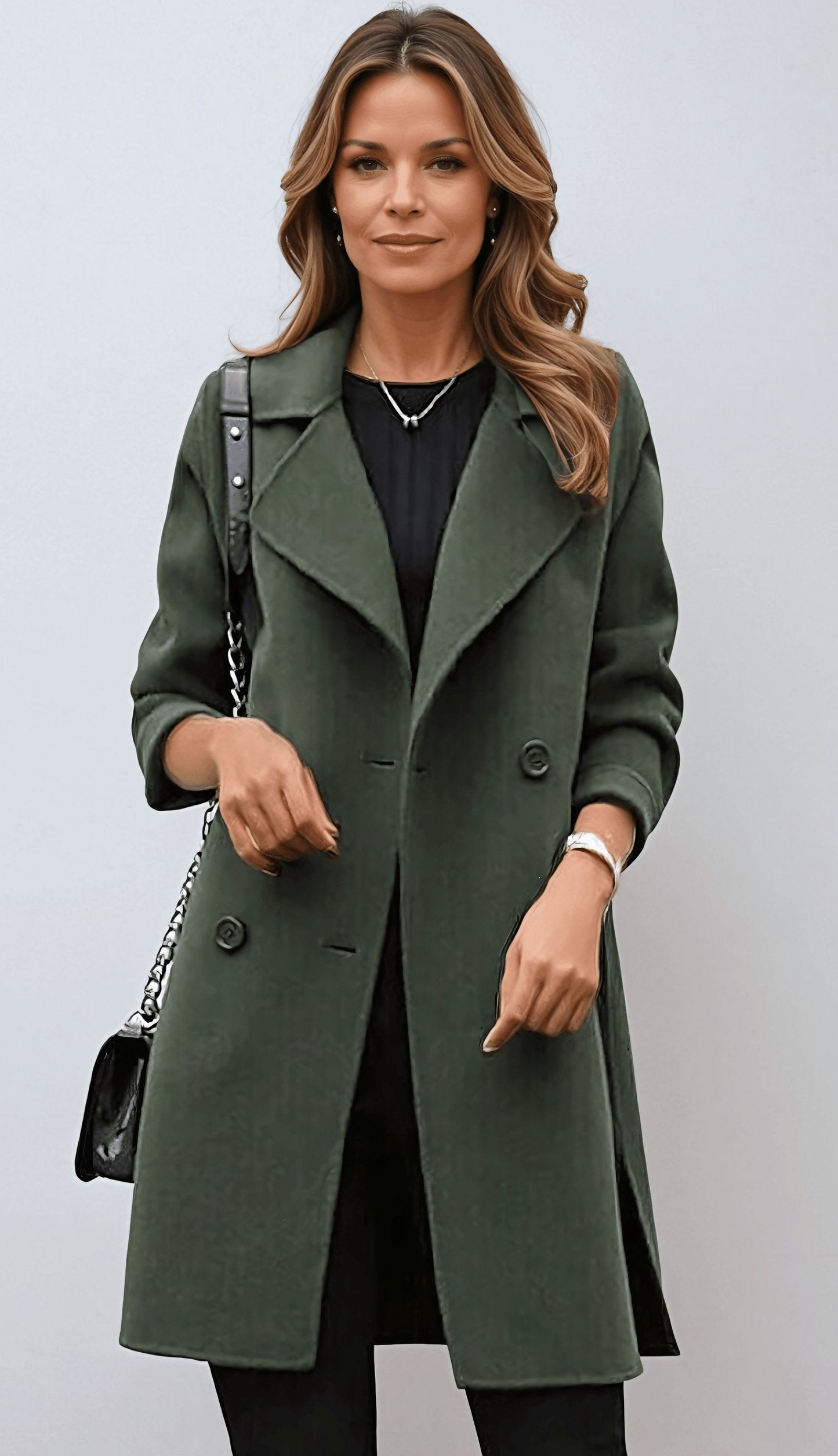 Olivia - Long Trench Coat