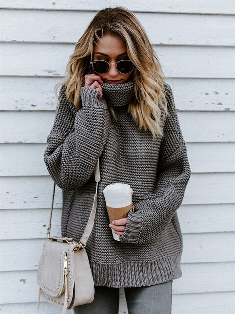 Calliope | Cozy Oversized Turtleneck Sweater for Women