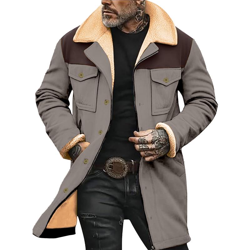 Lucian | Stylish Men's Overcoat with Practical Pockets