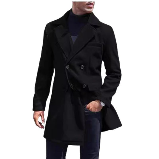 Caius | Classic Double-Breasted Men's Coat for All Occasions